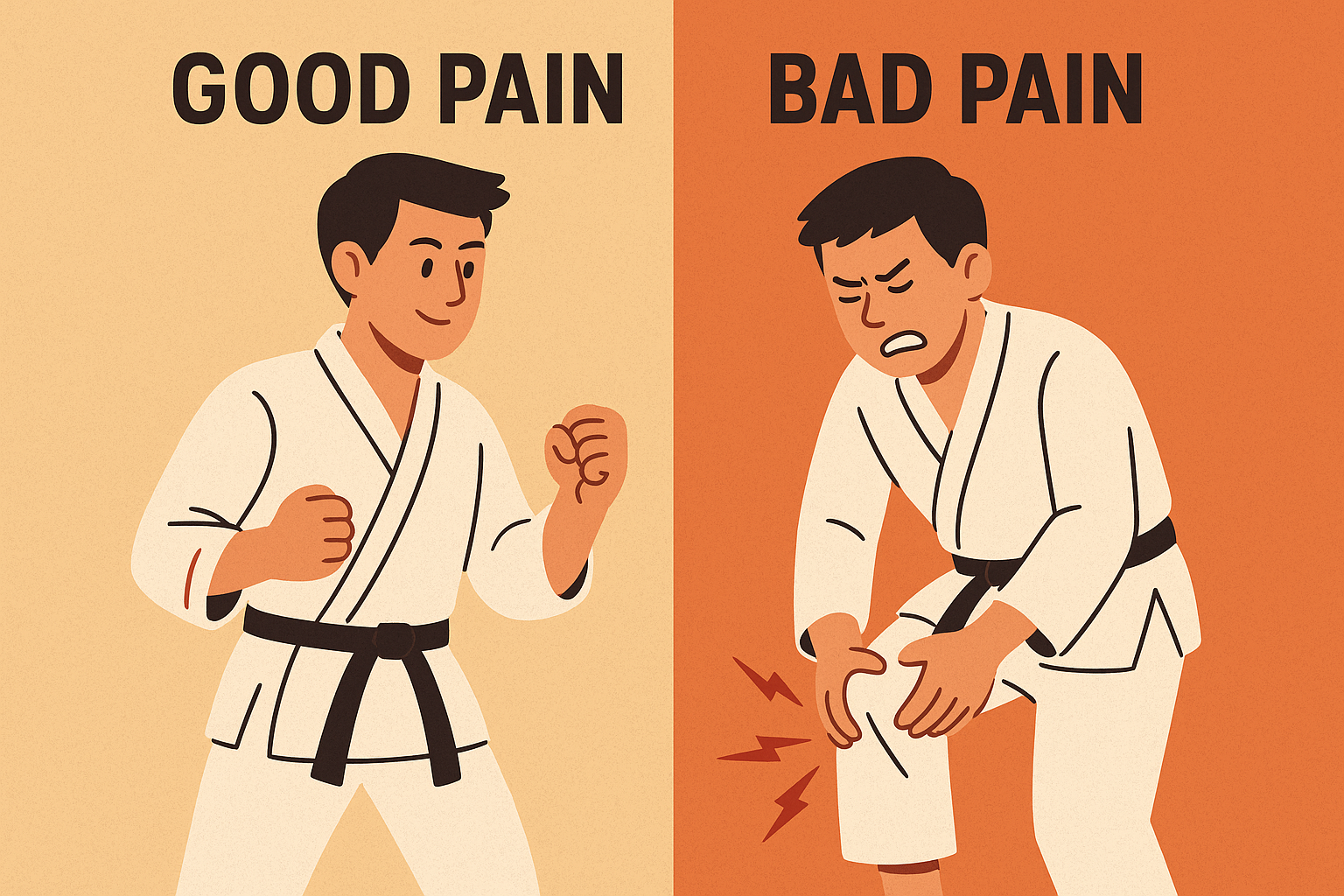 Good Pain vs. Bad Pain: Knowing the Difference in Martial Arts and in Life