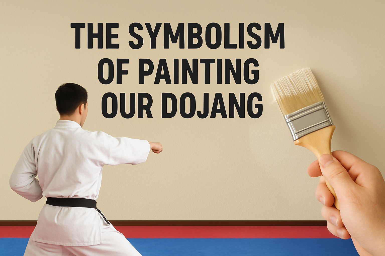A Fresh Coat, A Fresh Start: The Symbolism of Painting Our Dojang