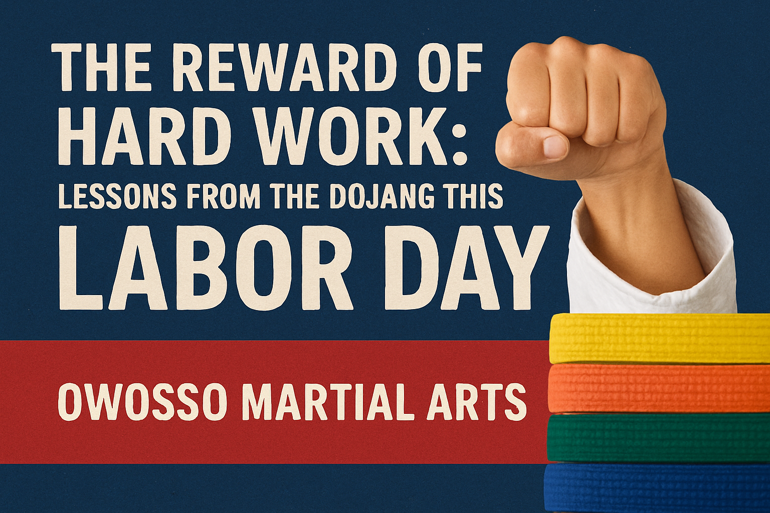 The Reward of Hard Work: Lessons from the Dojang This Labor Day