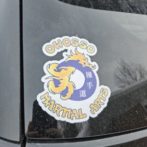 Owosso Martial Arts Car Decal (6”)